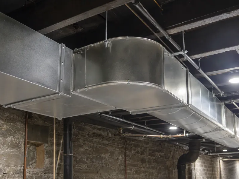 Rigid sheet metal duct