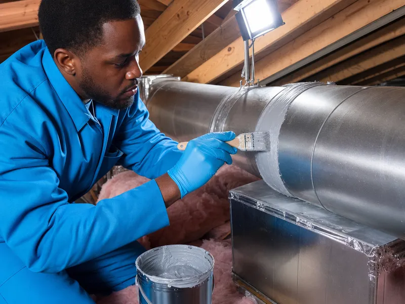 Duct sealing and mastic