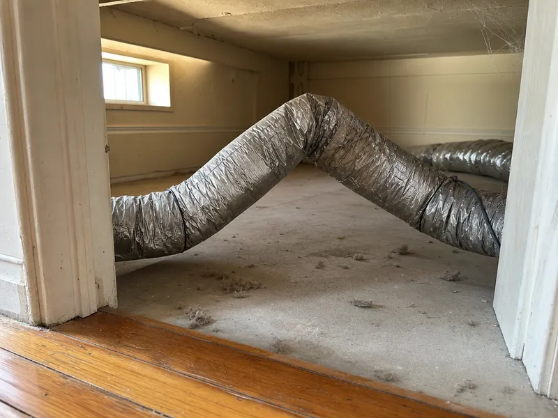 Queens apartment flex duct