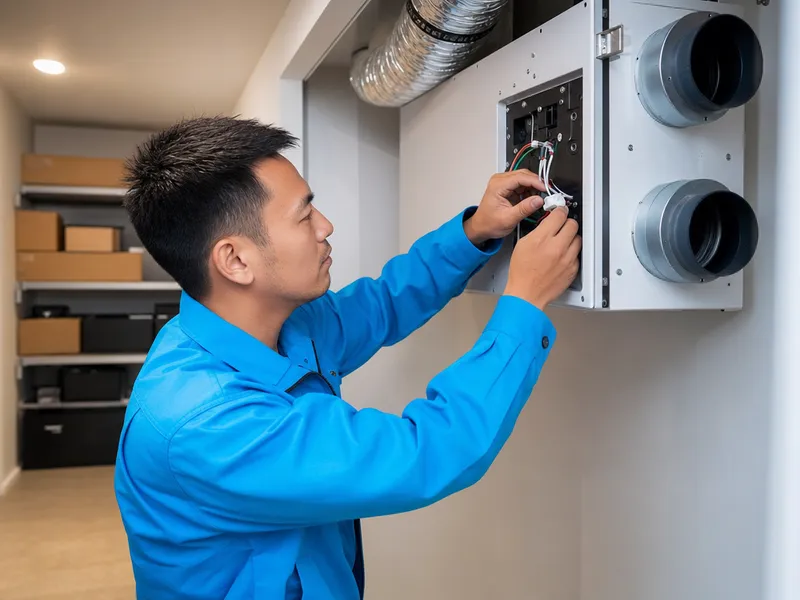 HRV/ERV installation