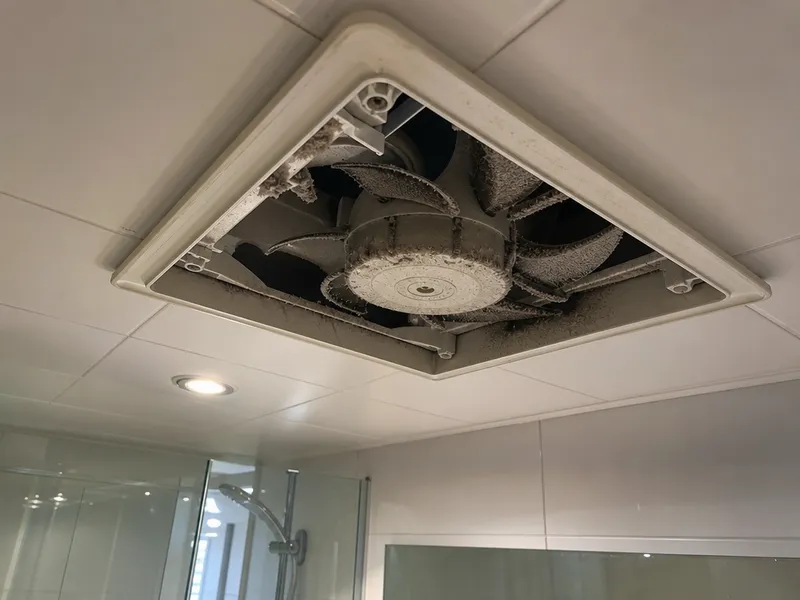 Bathroom exhaust fan — noisy or weak airflow