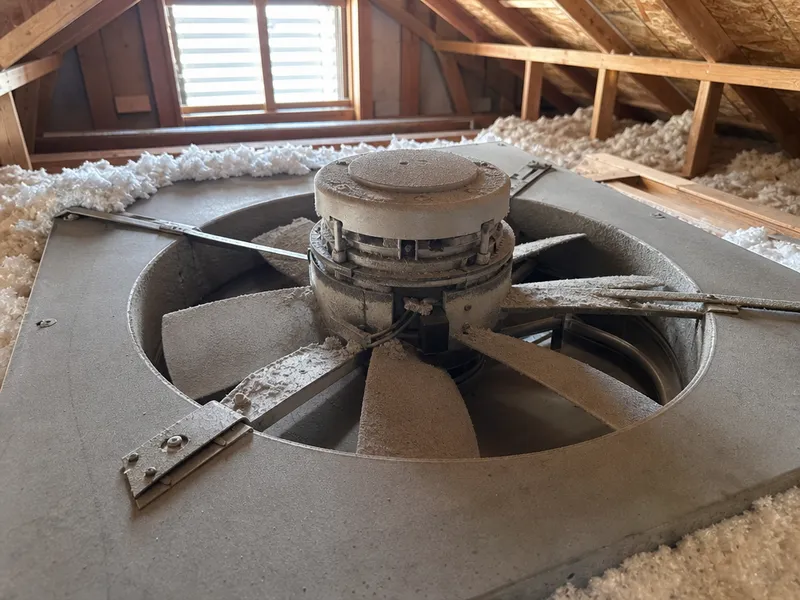 Whole-house fan — vibration or not turning on