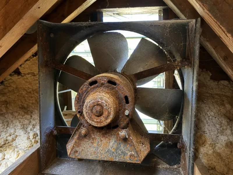 Attic fan — not running or overheating