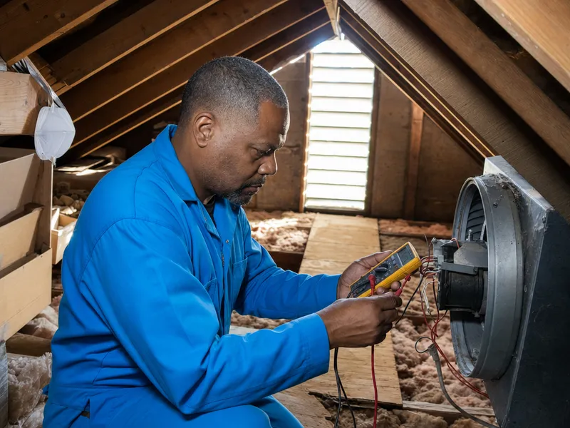 Whole-house fan, Bronx row house