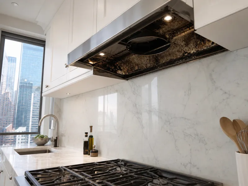 Range hood not venting
