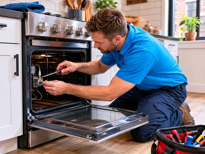 GE gas oven