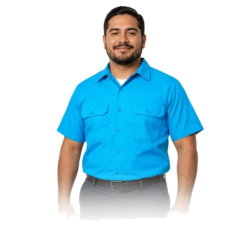 Air conditioning repair technician portrait