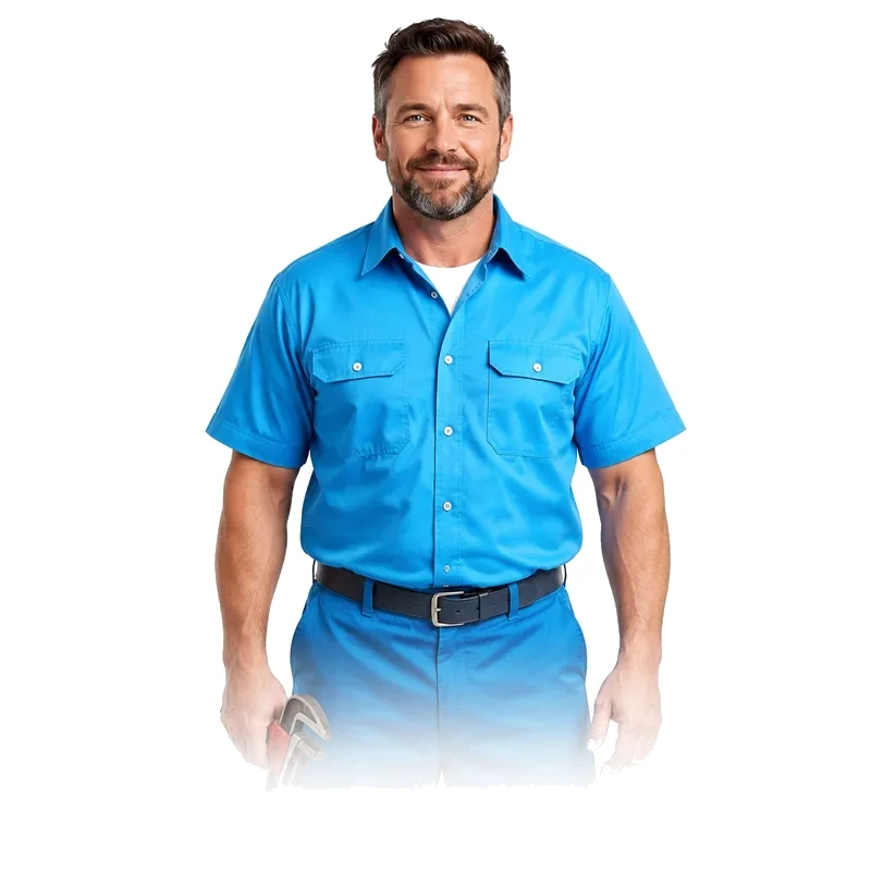 Plumber technician portrait