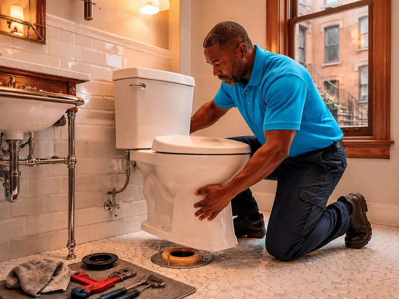 Toilet installation
