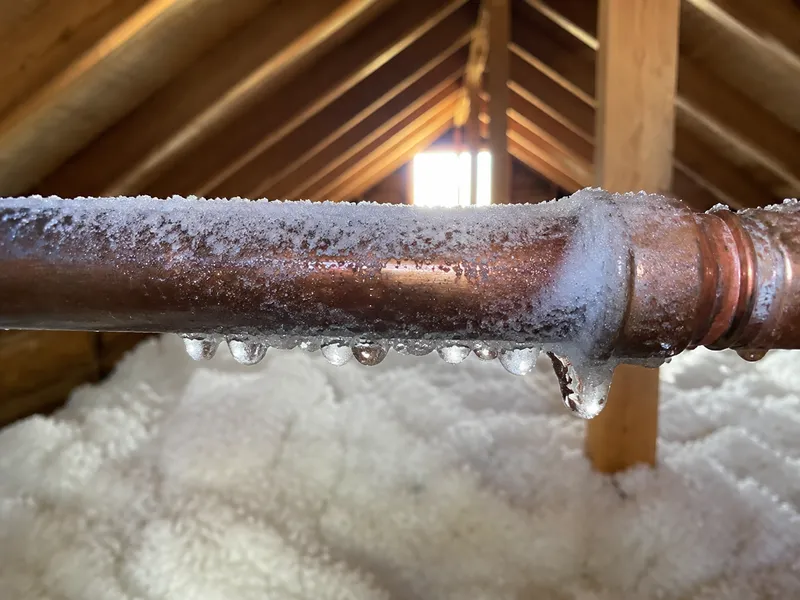 Frozen pipe