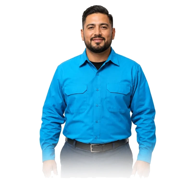 Air conditioning repair technician portrait