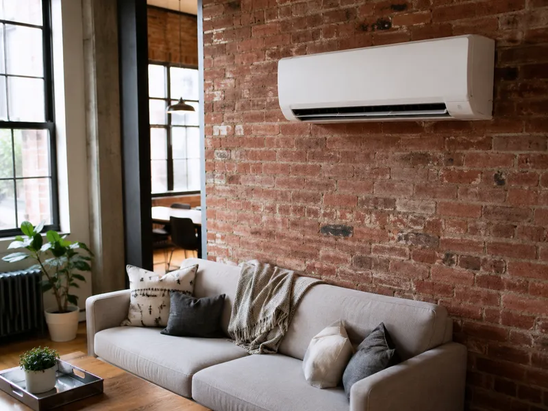 Mini-split in SoHo loft
