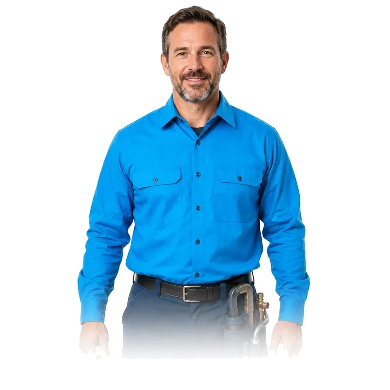Plumber technician portrait