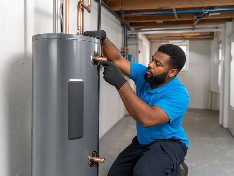 Water heater installation