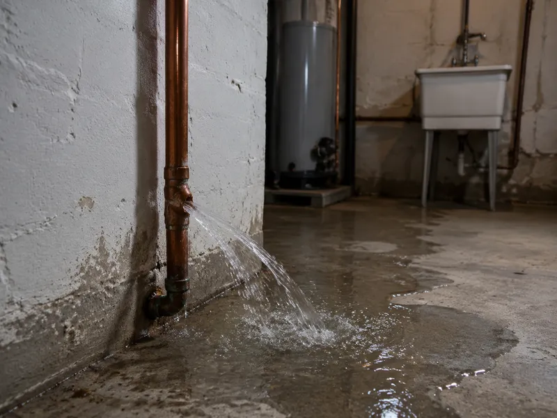 Burst pipe