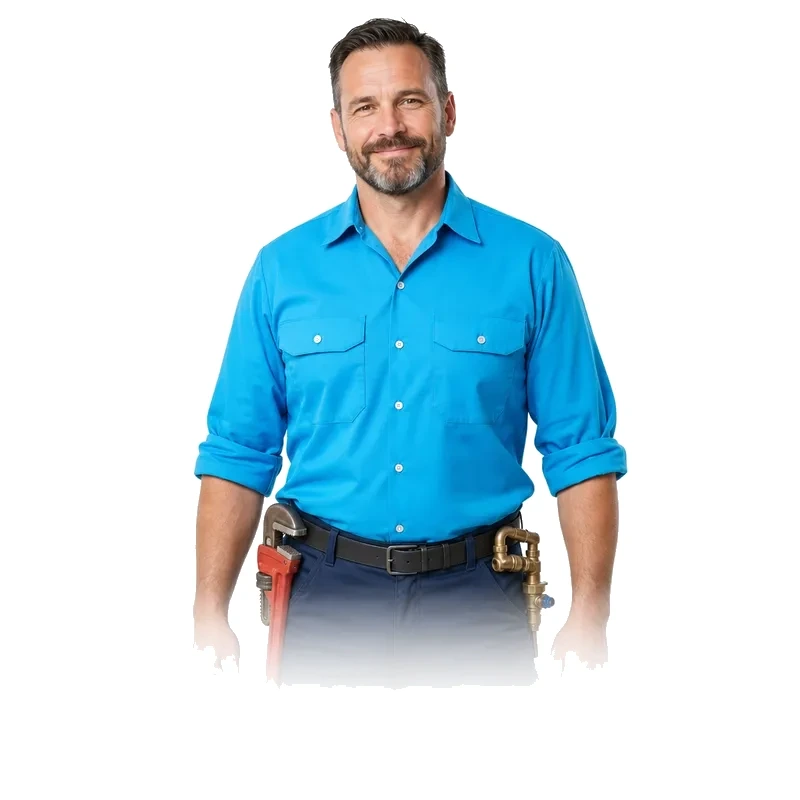 Plumber technician portrait