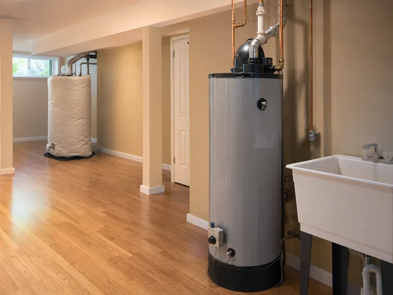50-gal gas water heater, Jamaica
