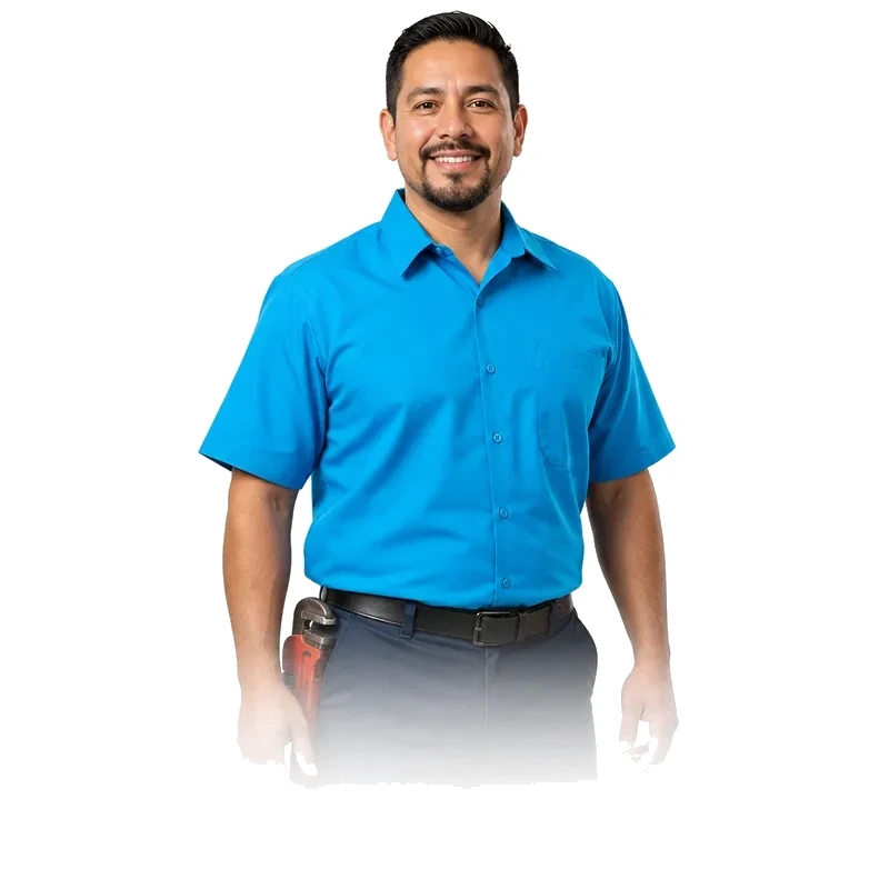Plumber technician portrait