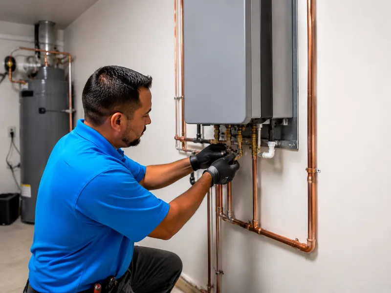 Water heater installation