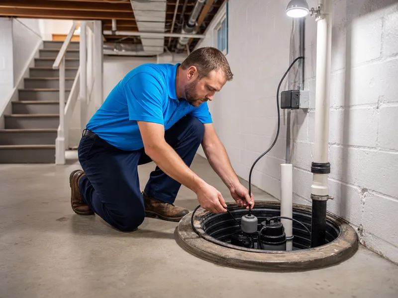 Sump pump service