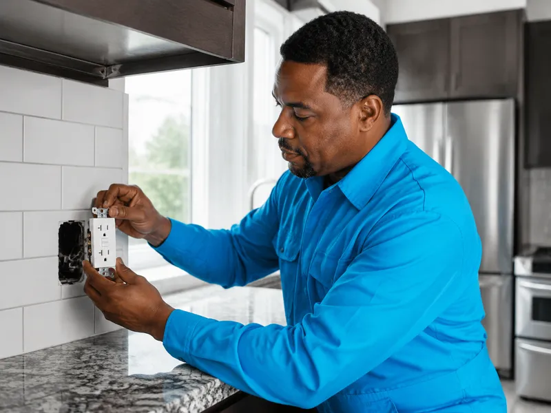 GFCI outlet installation