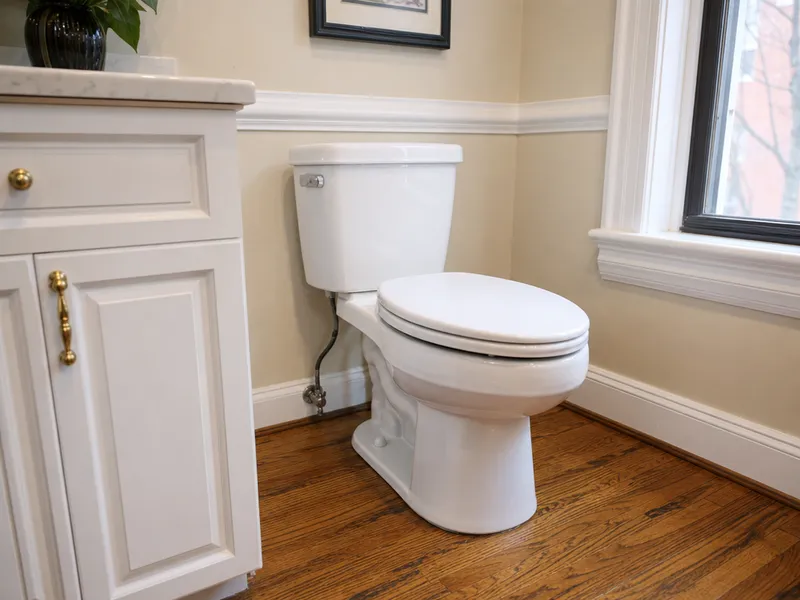 Toilet, Brooklyn brownstone