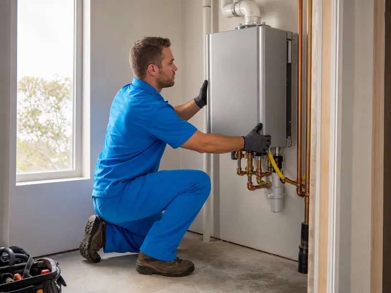 Water heater installation