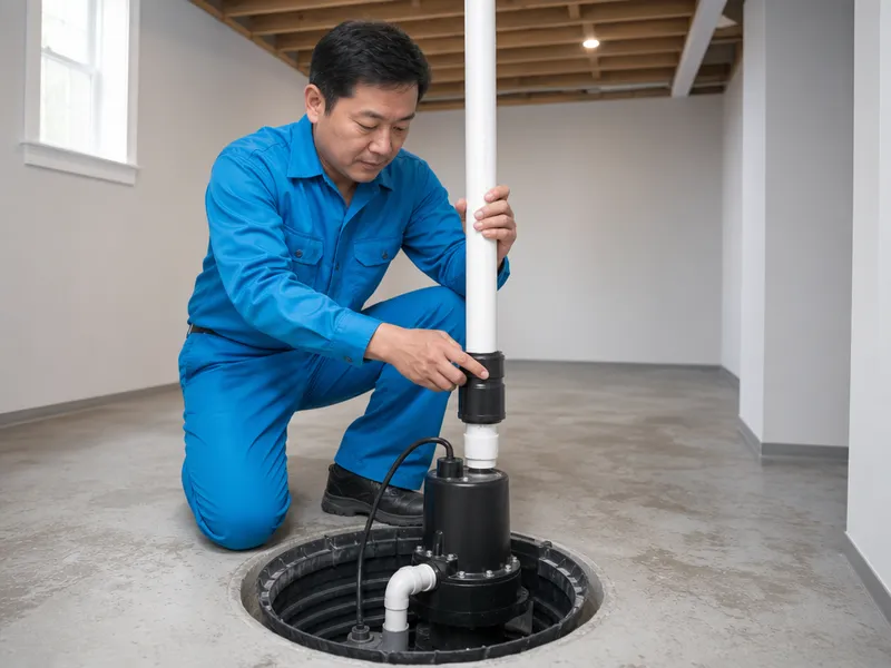 Sump pump service
