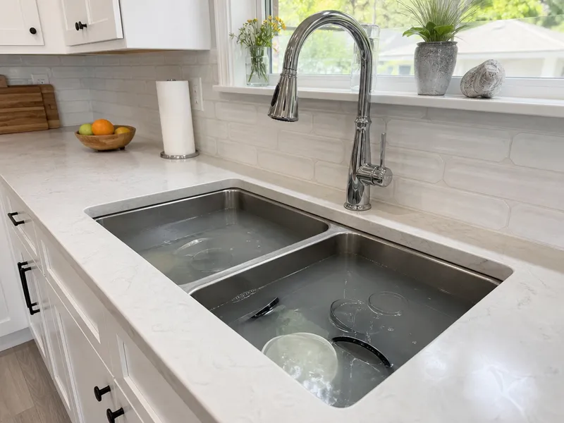 Clogged drain