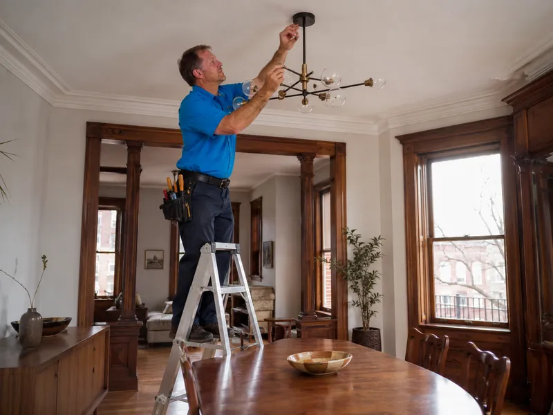 Light fixture installation