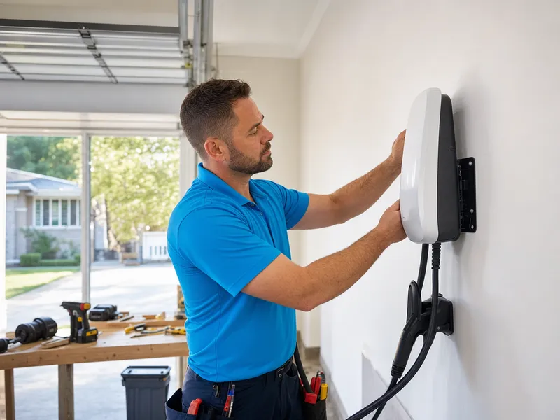 EV charger installation
