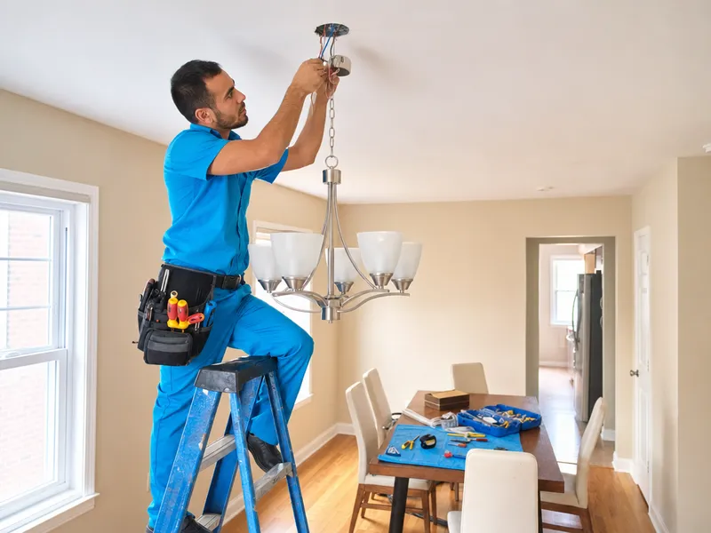 Light fixture installation
