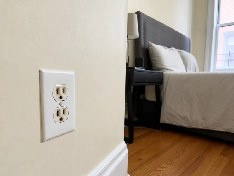 Burning smell from outlets