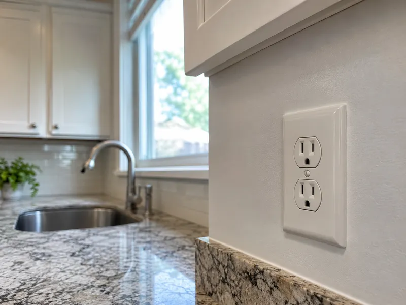Lack of GFCI in kitchens/bathrooms