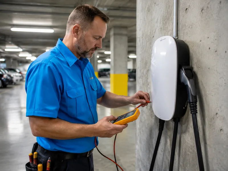 EV charger installation