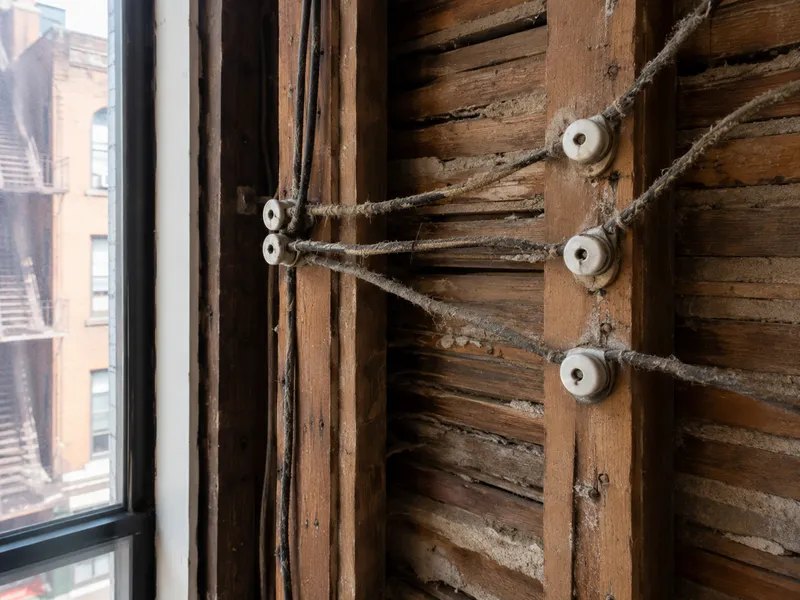 Old wiring (knob-and-tube)