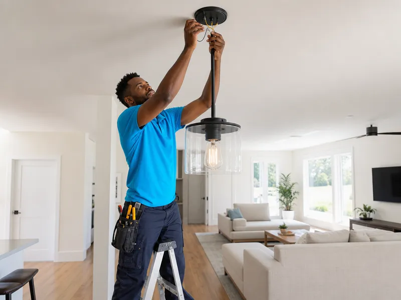 Light fixture installation