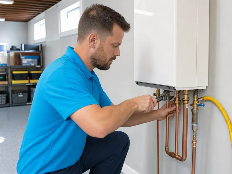 Water heater installation