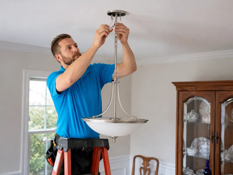 Light fixture installation
