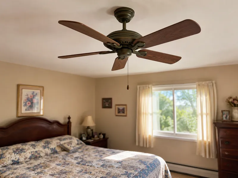 Bedroom, no ceiling fan