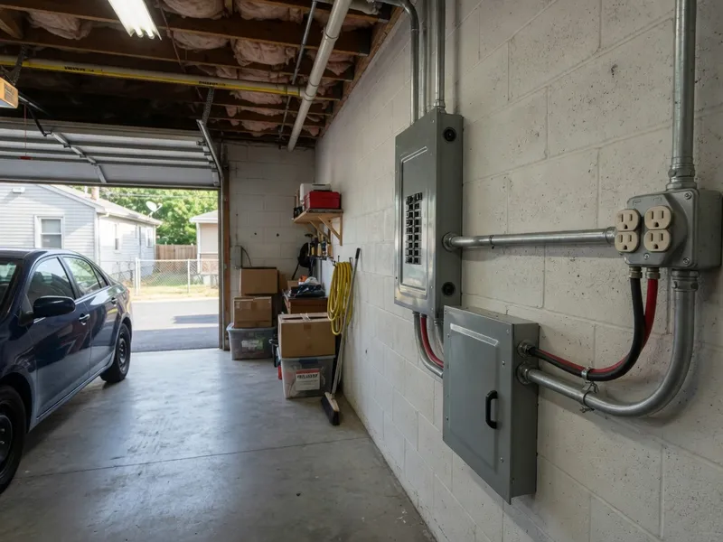 EV charger circuit install
