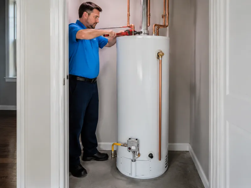 Water heater installation